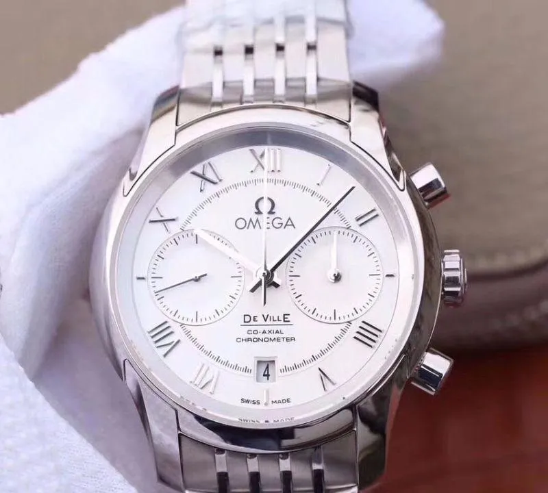 Omega De Ville Chronograph 431.10.42.51.02.001 OM Factory 1:1 Best Edition Replica Watch Swiss ETA9300